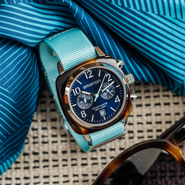 Montre Briston Clubmaster Classic Summer Vibes Cadran Bleu Marine