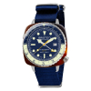 Montre Briston Clubmaster Diver Pro GMT Acétate Cadran Bleu Marine