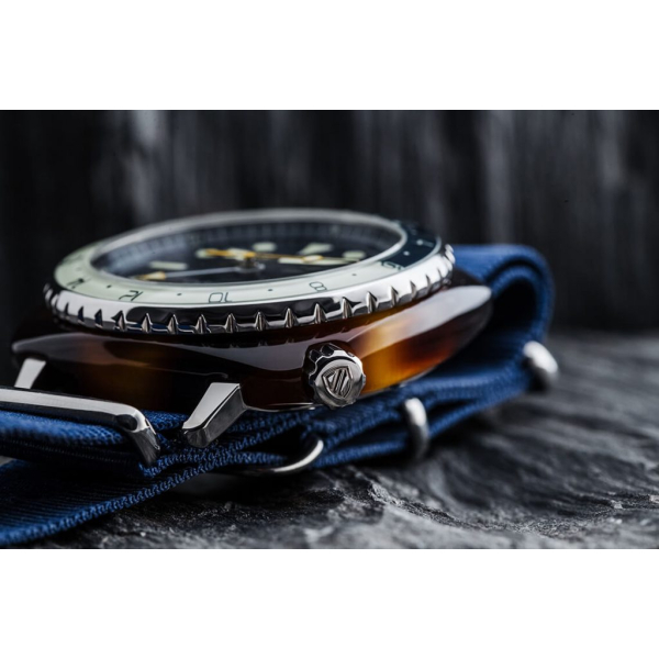 Montre Briston Clubmaster Diver Pro Acier Bracelet Silicone Noir