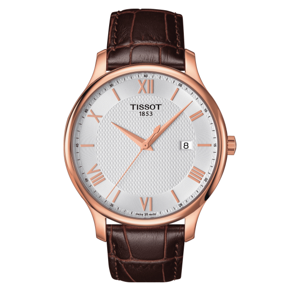 Montre Tissot Tradition PVD Or Rose Cadran Argent