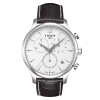 Montre Tissot Tradition Chrono Cadran Blanc Bracelet Cuir