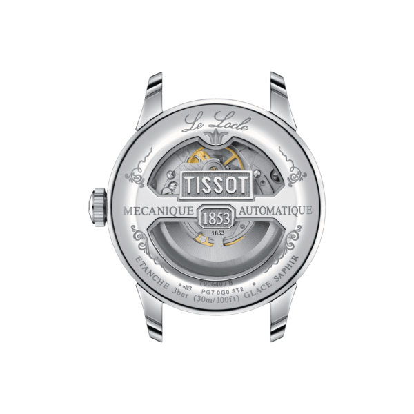 Montre Tissot Le Locle Powermatic 80 Open Heart Cadran Argent