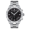 Montre Tissot PR 100 Sport Chrono Cadran Noir Bracelet Acier