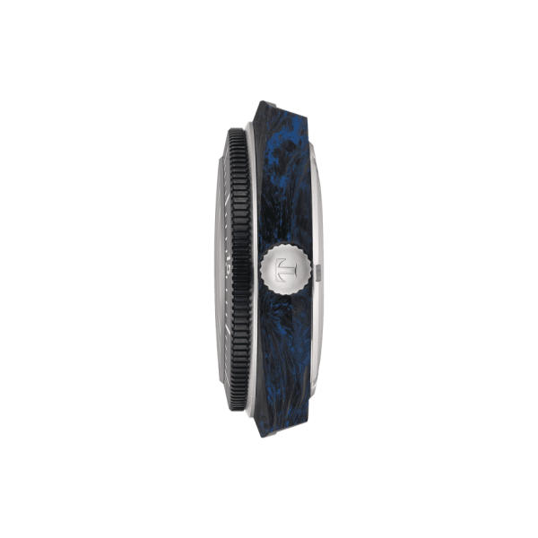 Montre Tissot Sideral Powermatic 80 Bracelet Caoutchouc Bleu