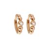 Boucles d'oreilles gigi CLOZEAU Lucky Diamants Or Rose