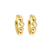 Boucles d'oreilles gigi CLOZEAU Lucky Diamants Or Jaune