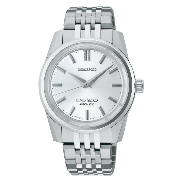 Montre King Seiko SPB279J1 Cadran Argent Bracelet Acier 