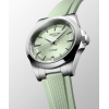 Montre Longines Conquest Heritage 34mm Bracelet Caoutchouc Vert