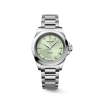 Montre Longines Conquest Heritage 34mm Cadran Vert Bracelet Acier