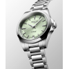 Montre Longines Conquest Heritage 34mm Cadran Vert Bracelet Acier