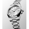 Montre Longines Conquest Heritage 34mm Cadran Argent Bracelet Acier