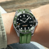 Montre Mido Ocean Star 600 Chronometer Lunette Verte Bracelet Acier