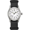 Montre Hamilton Khaki Field Mechanical Cadran Blanc Bracelet NATO