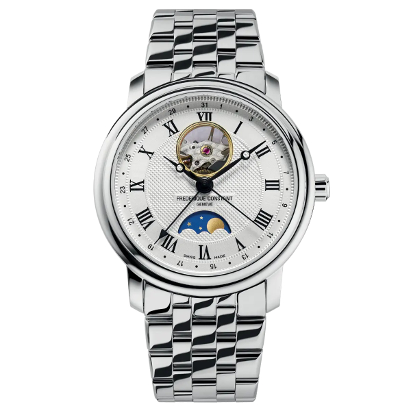 Montre Frederique Constant Classics Automatic Coeur Ouvert Bracelet Acier