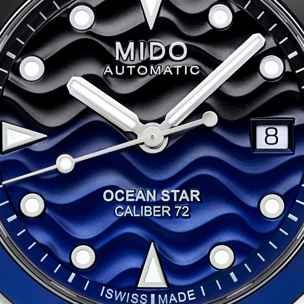 Montre Mido Ocean Star 600 Chronometer Cadran Noir Bracelet Acier