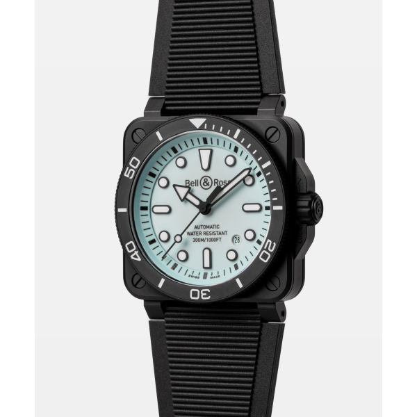 Montre Bell & Ross Diver Full Lum Ceramic Cadran Turquoise