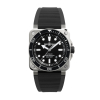 Montre Bell & Ross Diver Black Steel Bracelet Caoutchouc