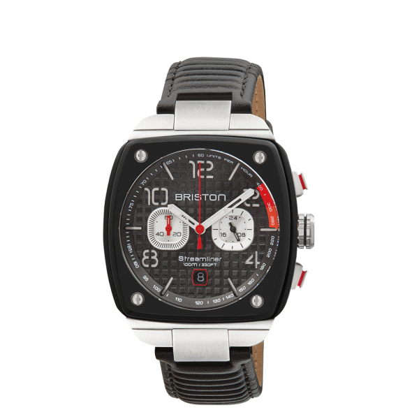 Montre Briston Streamliner Urban Acier & Acétate Cadran Noir