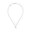 Collier Chopard Happy Diamants Icons Carré Or Rose 1 Diamant Mobile