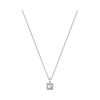 Collier Chopard Happy Diamants Icons Carré Or Blanc Serti 1 Diamant Mobile