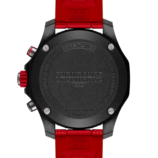 Montre Breitling Professional Endurance Pro 38 Avec Bracelet Rouge