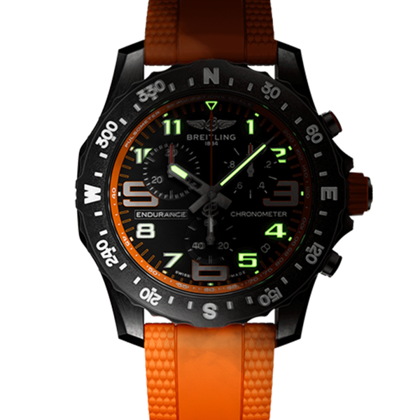 Montre Breitling Professional Endurance Pro 44 Avec Bracelet Orange