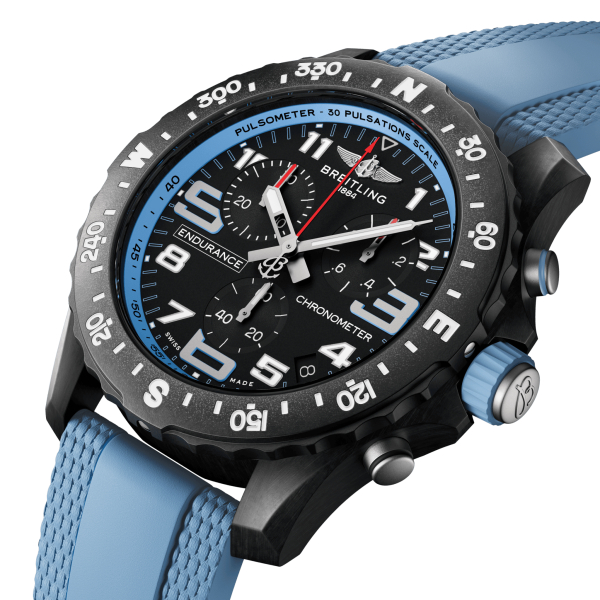 Montre Breitling Professional Endurance Pro 44 Avec Bracelet bleu ciel