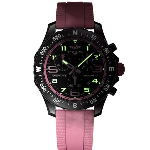 Montre Breitling Professional Endurance Pro 38 Avec Bracelet Rose