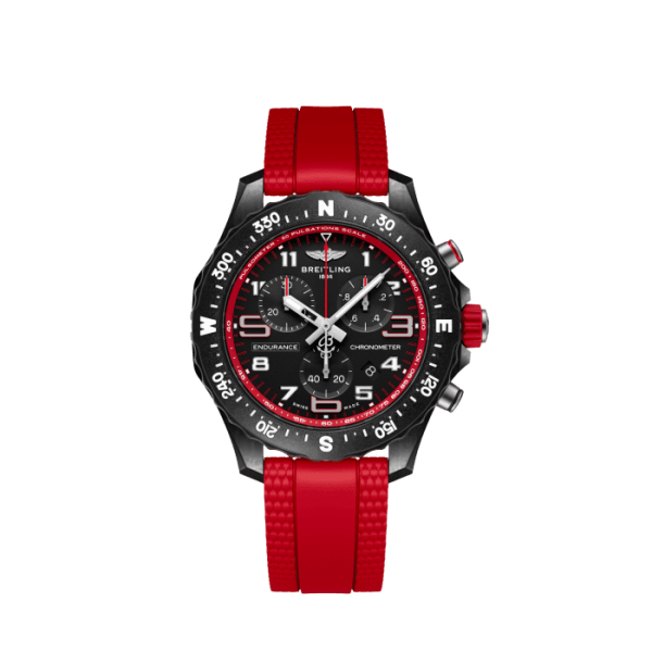 Montre Breitling Professional Endurance Pro 38 Avec Bracelet Rouge