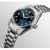 Montre Longines Spirit Automatique 37 mm cadran bleu bracelet acier