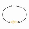 BraceletDinh Van Menottes R8 Or Jaune sur cordon