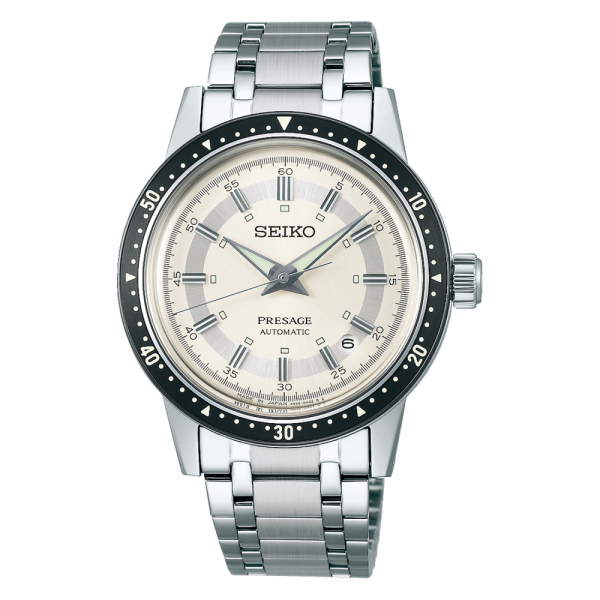 Montre Seiko Presage 60's Cadran Bleu Bracelet Acier