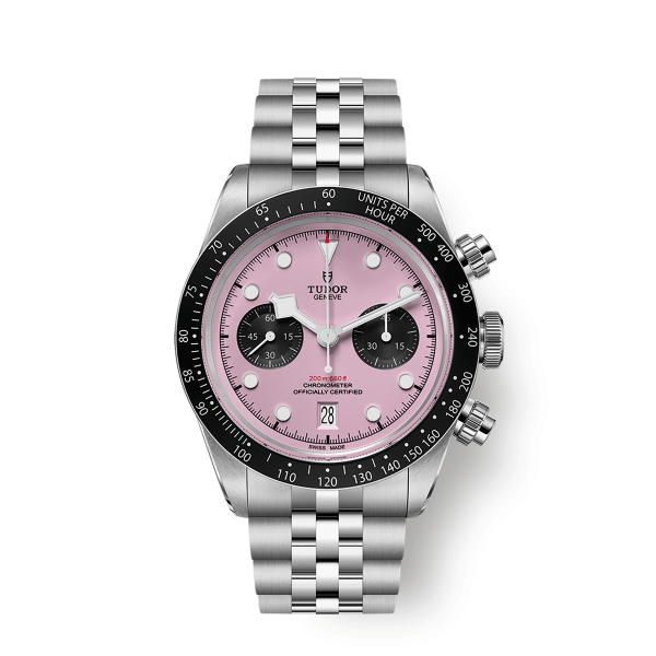 MONTRE HOMME TUDOR BLACK BAY CHRONO "MONTRE HOMME TUDOR BLACK BAY CHRONO "PINK""