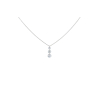 Collier La Brune & La Blonde 360° Trio Diamants 0.40 carat or blanc