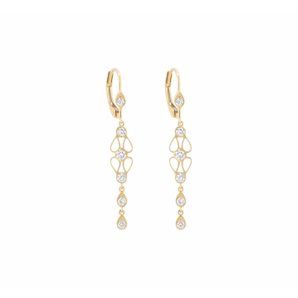 Boucles d'oreilles Stone Paris Babylone Or Jaune & Diamants