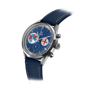 Montre Yema YACHTINGRAF CROISIÈRE MECA-QUARTZ CADRAN BLEU