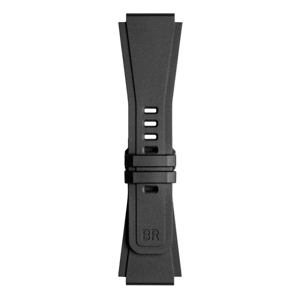 Bracelet BELL & ROSS caoutchouc noir pour BR03