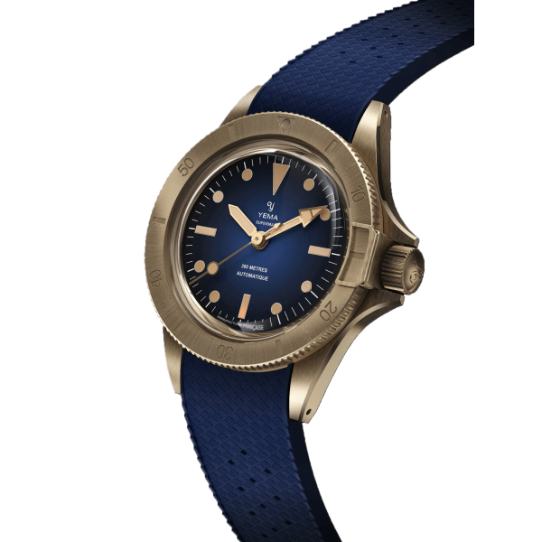 Montre Yema Superman Bronze CMM.10 Blue Limited Edition 39mm