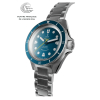 Montre Yema Navygraf Marine Nationale CMM.10 Lunette Bleue Bracelet Acier