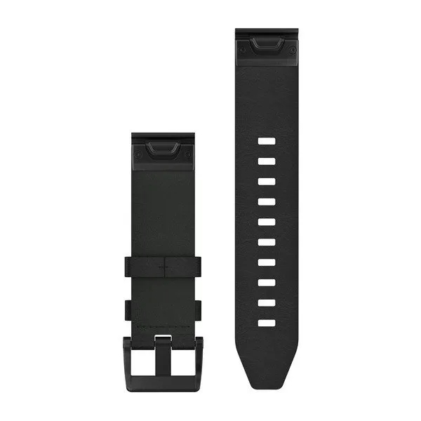 Bracelet Montre Garmin Quickfit 22mm Cuir Noir