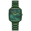 Montre Rado True Square Thinline Cadran Nacre Verte