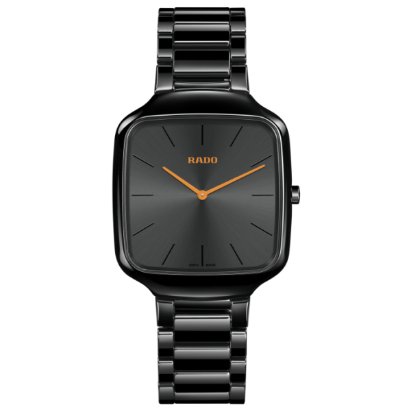 Montre Rado True Square Thinline Cadran Noir Brossé