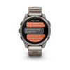 copy of Montre Garmin Fenix 7 Pro Sapphire Solar Edition Carbone Gris DLC Titane Bracelet Noir