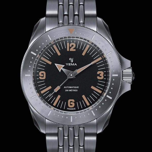 Montre Yema Diver Calibre Manufacture Bracelet Acier