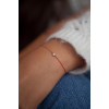 Bracelet Redline Chacha Diamant 0.05 ct Chaîne Or Rose Fil Rouge