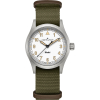 Montre Hamilton Khaki Field Quartz 38mm Cadran Blanc Bracelet Vert