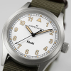 Montre Hamilton Khaki Field Quartz 38mm Cadran Blanc Bracelet Vert