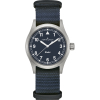 Montre Hamilton Khaki Field Quartz 38mm Cadran Bleu Bracelet Bleu