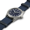 Montre Hamilton Khaki Field Quartz 38mm Cadran Bleu Bracelet Bleu