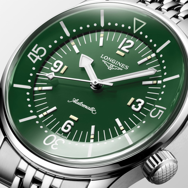 Montre Longines Legend Diver Cadran Vert Bracelet Acier